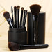 Indulge in Glamour: Ultimate Makeup Brush Kit with Luxe Synthetic Fibers and Chic PU Storage Bag