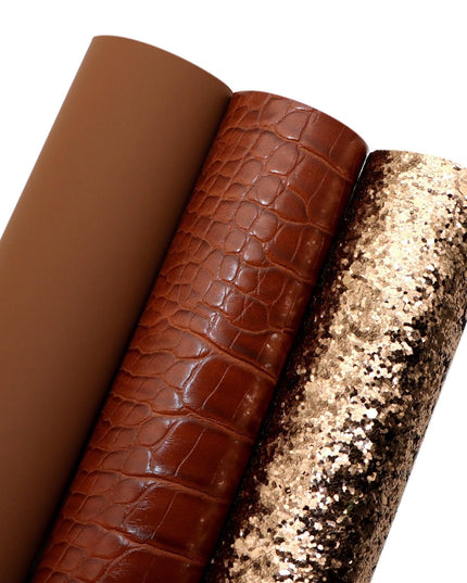 Glamorous Faux Leather DIY Crafting Kit: Sparkle & Shine Bundle