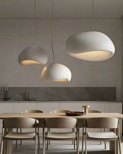 Nordic Elegance: Wabi-sabi LED Ceiling Chandeliers for Contemporary Interiors