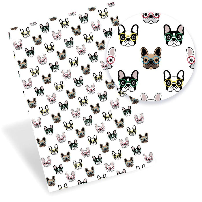 Puppy Pals Faux Leather Crafting Kit with Adorable Dog Prints