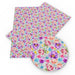 Charming Floral Synthetic Leather Craft Sheets - Essential for Creatives