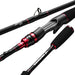 Steel Rod Carbon Spinning Casting Fishing Rod with 1.80m 2.13m 2.28m 2.4m Baitcasting Rod for Bass Pike Fishing