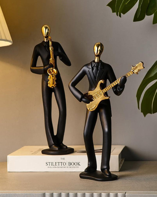 Contemporary Artisan Resin Abstract Figure for Elegant Home Accents