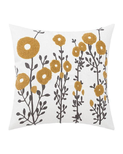 Boho Chic Floral Lumbar Pillow Cover - Stylish Home Decor Accent