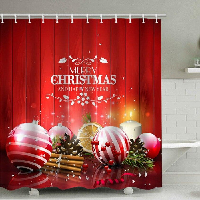 Winter Wonderland Snowflake Shower Curtain - Elevate Your Bathroom for the Holidays