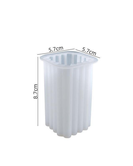 Candle Crafting Masterpiece: Roman-Style Silicone Mold Set for Creative Artistry