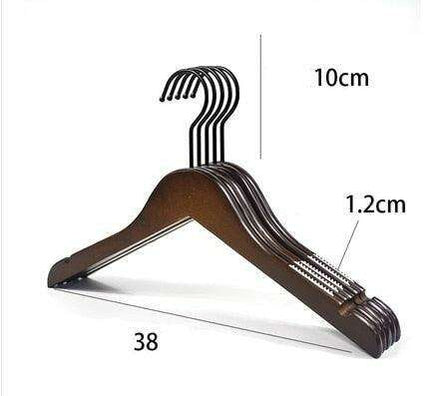 Elegant Lotus Wood Hanger Set of 5 - 10 pcs - Premium Closet Organization Solution