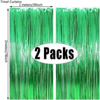 2pack tinsel curtain