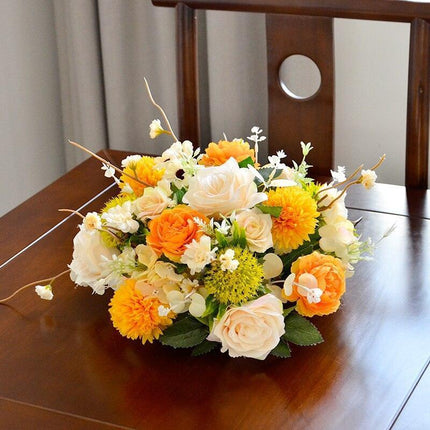 Sophisticated Round Floral Arrangement for Celebratory Events