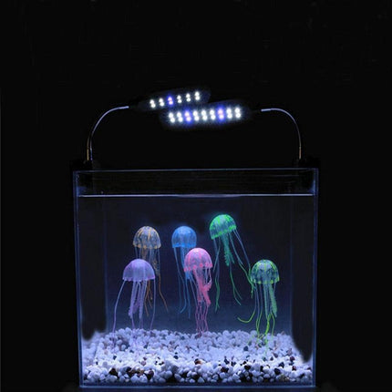 Glowing Jellyfish Aquarium Ornament for Enchanting Underwater Decor