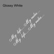 Glossy White / 80x10.5cm