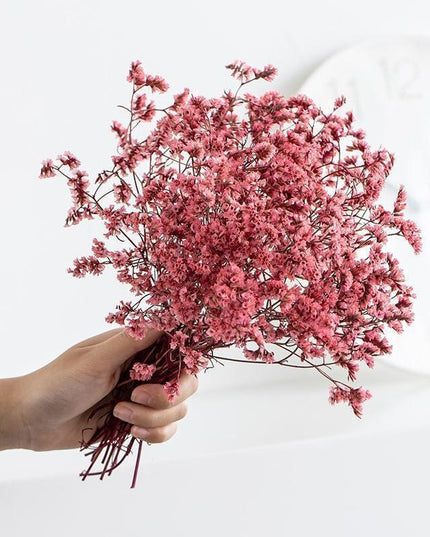 Elegant Dried Gypsophila Bouquet - Ideal for Weddings & Rustic Home Decor