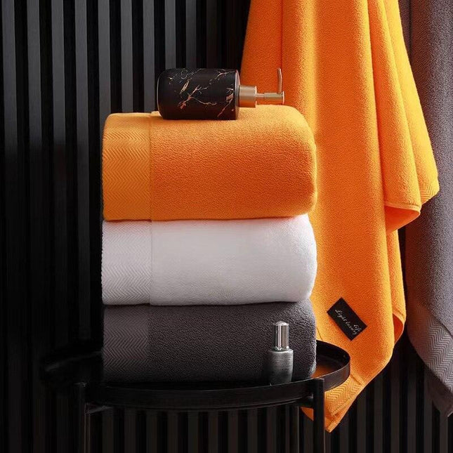 Inyahome Premium Cotton Bath Towel Collection - Unmatched Softness for Spa and Home Relaxation