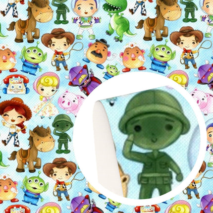 Premium Cartoon-Themed Faux Leather Crafting Kit with Waterproof PVC - Artisan's Treasures