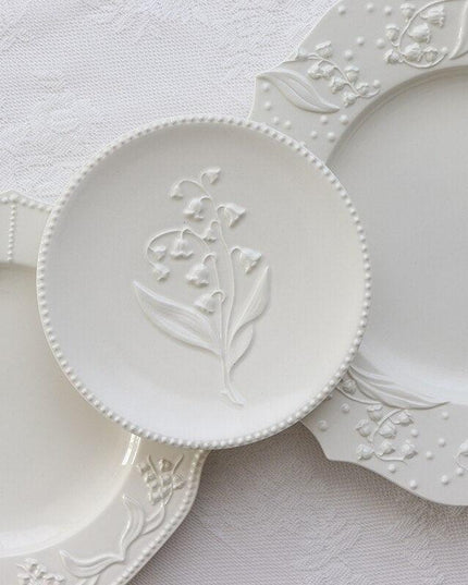 Lily Valley Luxe Porcelain Dining Plate Set