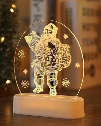 Enchanting 3D Illusion LED Night Light - Illuminate Your Space with Wonder