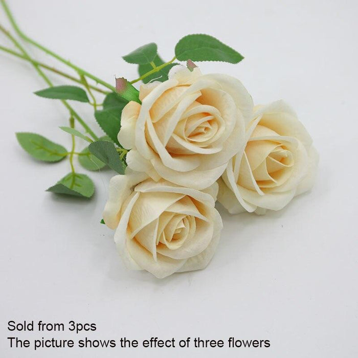 Silk Rose Artificial Flower Bundle - Ideal for Valentine's Day and Wedding Decoration