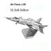 3D Military Aircraft Metal Puzzle Model Kit - Fighter Jets Collection for Teens and Adults