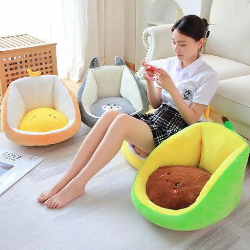 Japanese-Style Futon Cushion