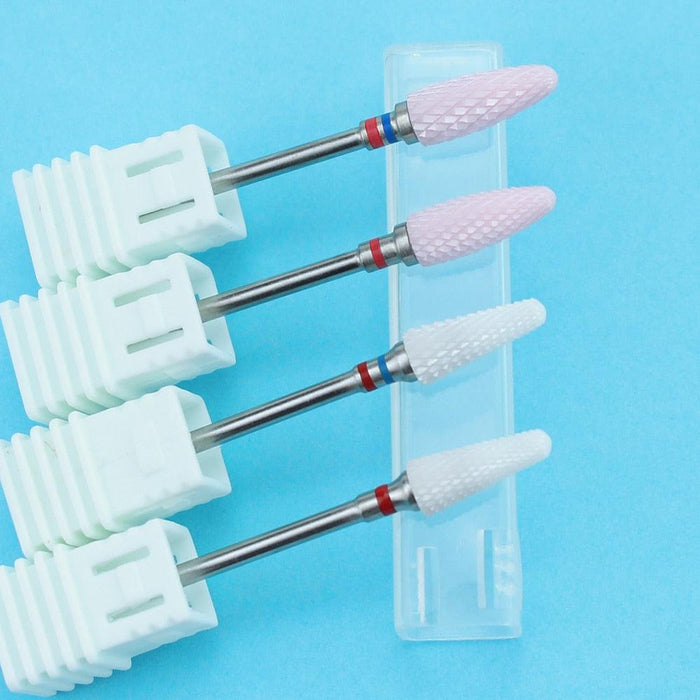 Expert Nail Artistry Ceramic Nail Bit Set - Premium Collection for Professional Nail Care