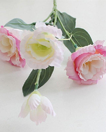 Nordic Floral Serenity: Eustoma and Platycodon Grandiflorum Silk Bouquet