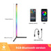 Smart LED Floor Lamp with Wireless Music Sync and Vibrant Color Control