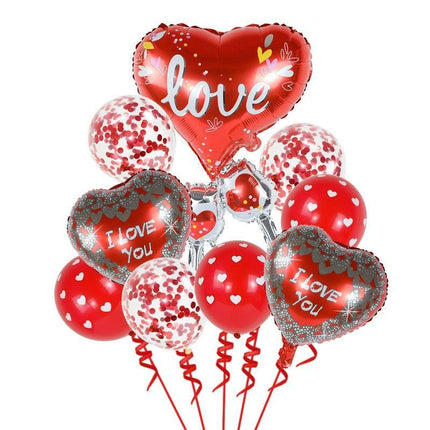 Romantic Red Heart Foil Balloon: Heartfelt Love Letter Design for Unforgettable Celebrations
