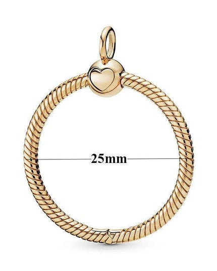 Elegant Customizable 925 Silver O Pendant Necklace for Women - Essential Minimalist Accessory