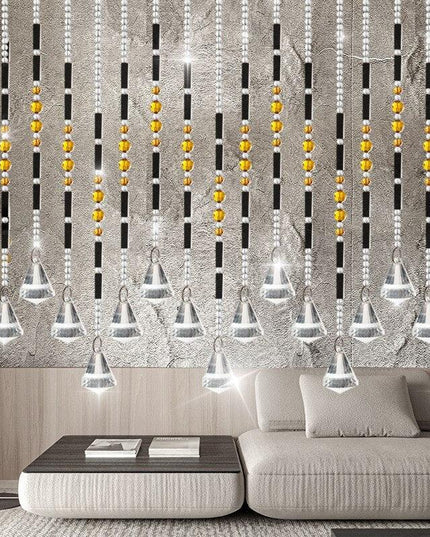 Luxurious Crystal Bead Room Divider for Stylish Home Interiors