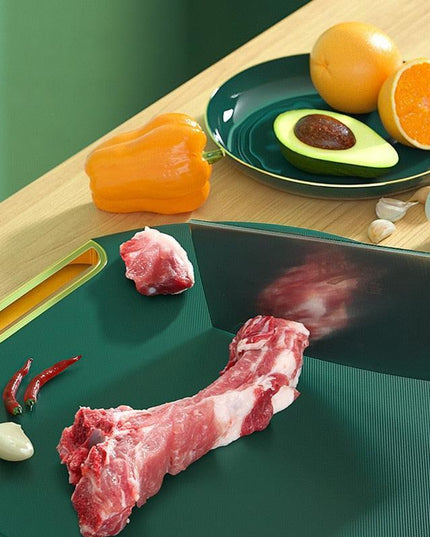 Elegant Nordic Glass Charcuterie Cutting Board - Stylish Kitchen Essential