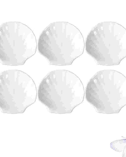 Charming Scalloped White Ceramic Dish with Timeless Elegance