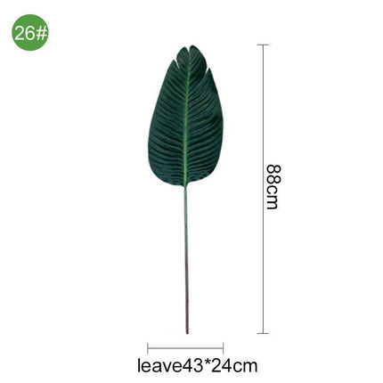 Exotic Paradise: Realistic Lifelike Artificial Palm Leaf Plants - Premium Collection