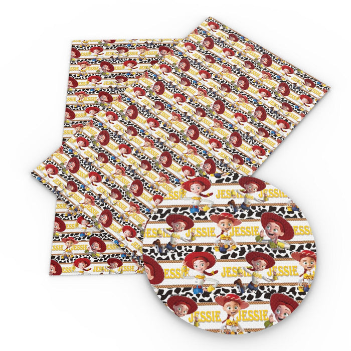 Luxury Cartoon Toy Story Faux Leather Sheets Set for Crafting Enthusiasts