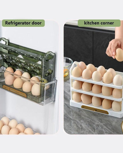 Fresh Egg Keeper with Stackable Organizer Tray