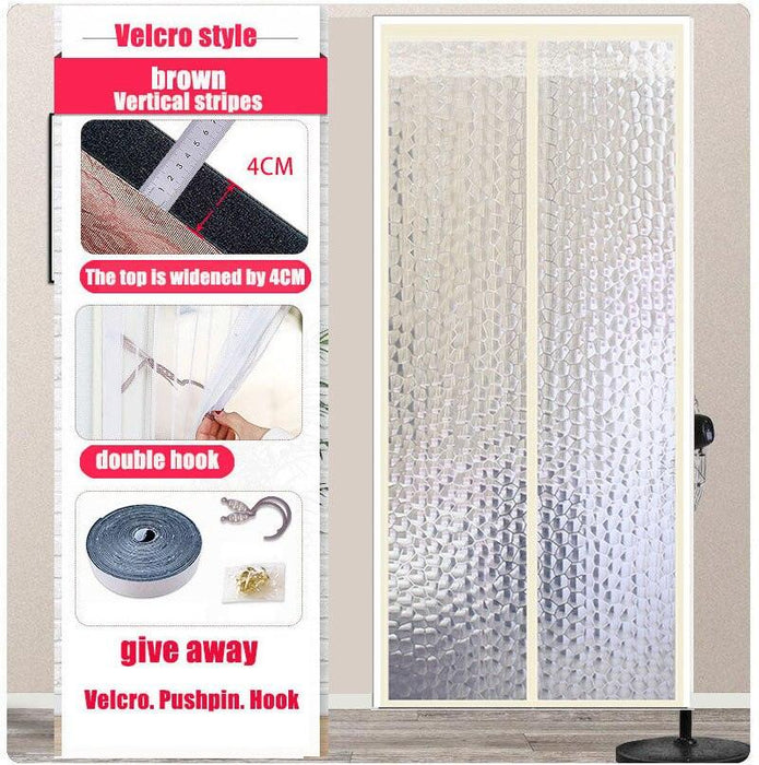 Summertime Magnetic Mesh Door Screen for Insect-Free Living