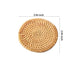 Rattan Coasters Set: Artisanal Elegance and Functional Sophistication