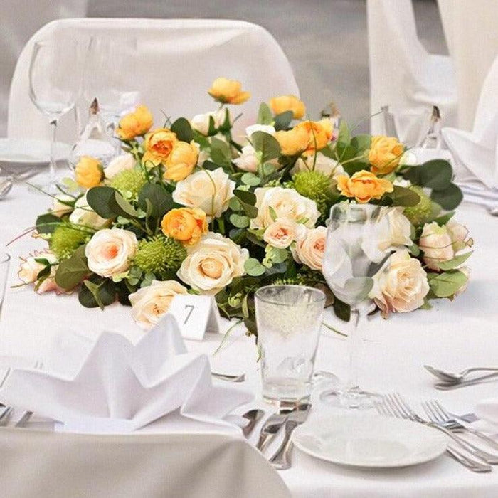 Circular Floral Table Decor for Events