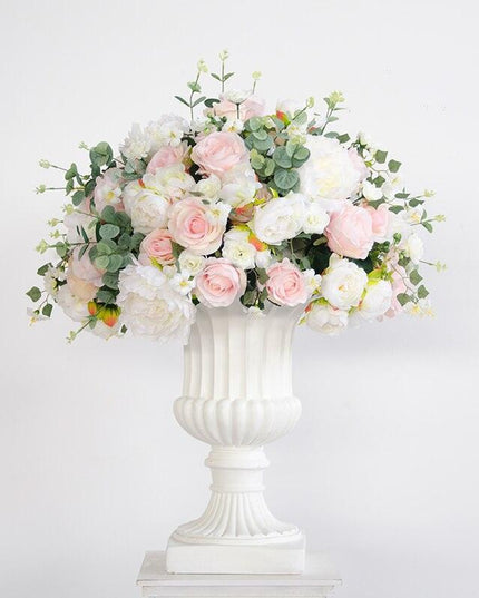 Charming Silk Floral Sphere with Roses and Hydrangeas - Perfect for Special Events and Celebrations