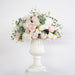 Elegant Rose and Hydrangea Silk Floral Sphere - Ideal for Wedding and Event Decor