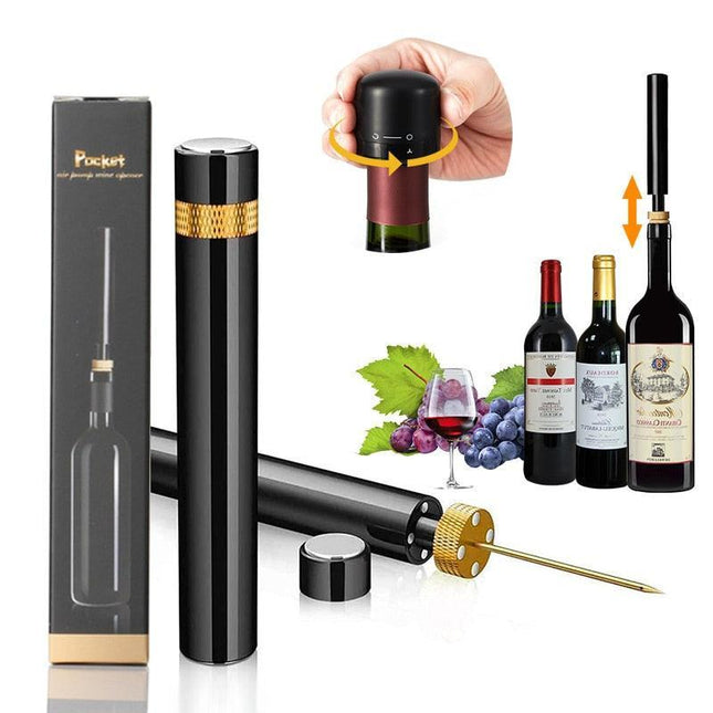 Effortless Elegance: Premium Air Pump Wine Opener Set for Flawless Cork Removal