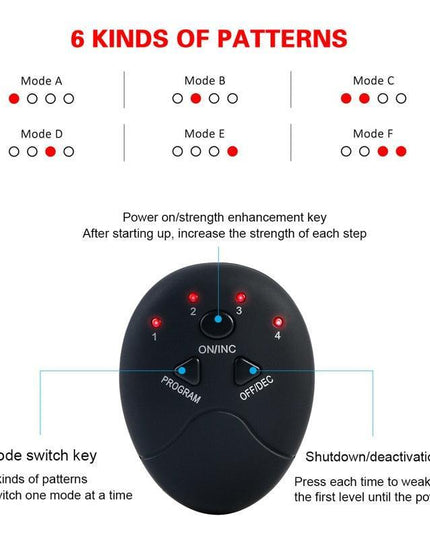 Wireless EMS Muscle Toning System for Abs and Hips