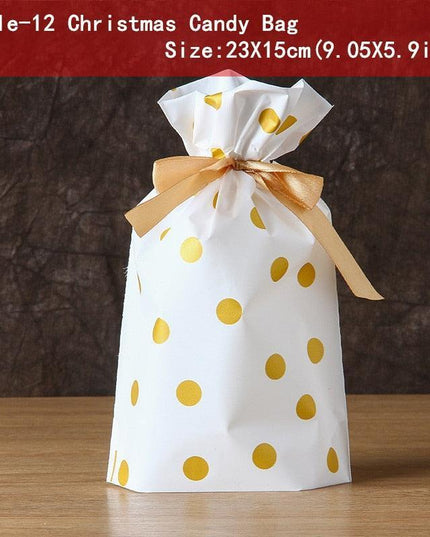 Santa's Festive Treats Gift Bag Set - 5-Piece Collection