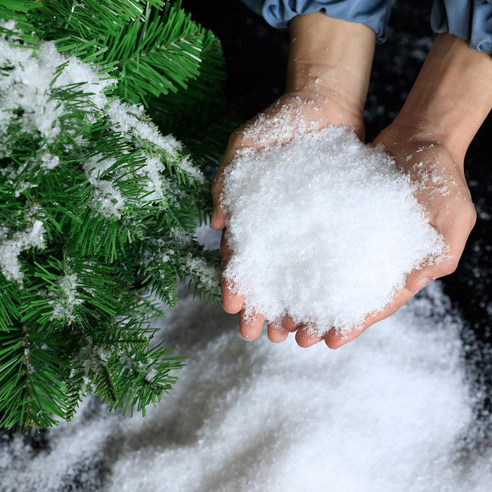 Create a Winter Wonderland at Home with DIY Artificial Snow Powder for Magical Christmas Displays