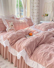 Pink A / Flat Bed Sheet / Twin 1.2m bed (3pcs)