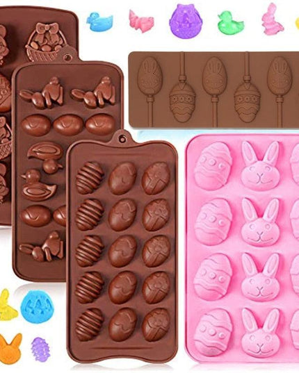 Whimsical Easter Silicone Mold Collection for Creative Treats and Crafts