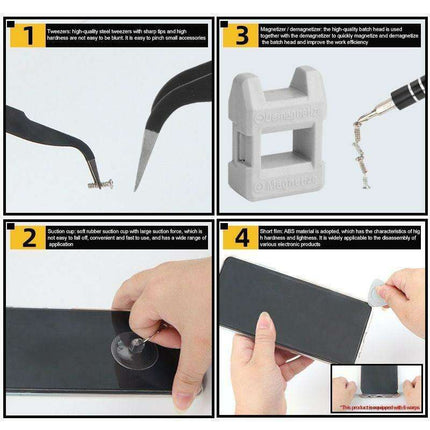 Comprehensive 135-Piece Screwdriver Set for All Your DIY Repairs