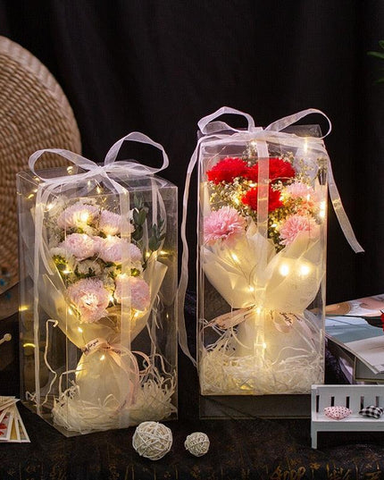 Eternal Blossom: Luxurious Carnation & Gypsophila Dried Flower Gift Set