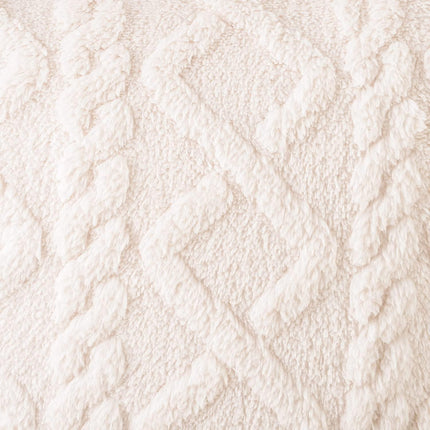 Cozy Winter Elegance Plush Fleece Pillow Set