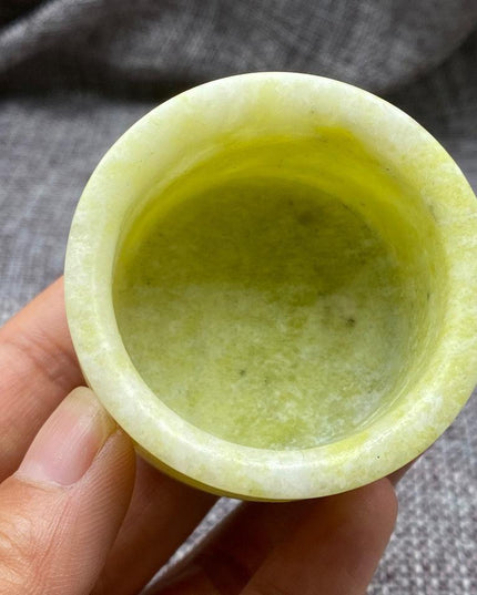 Emerald Jade Tea Cup Collection - Handcrafted Timeless Beauty