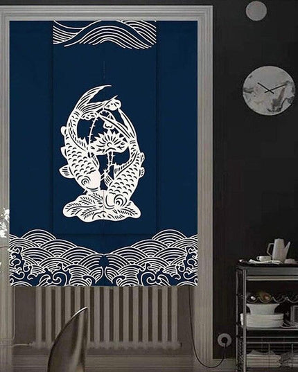 Koi Elegance Room Divider - Enhance Your Space with Japanese Flair